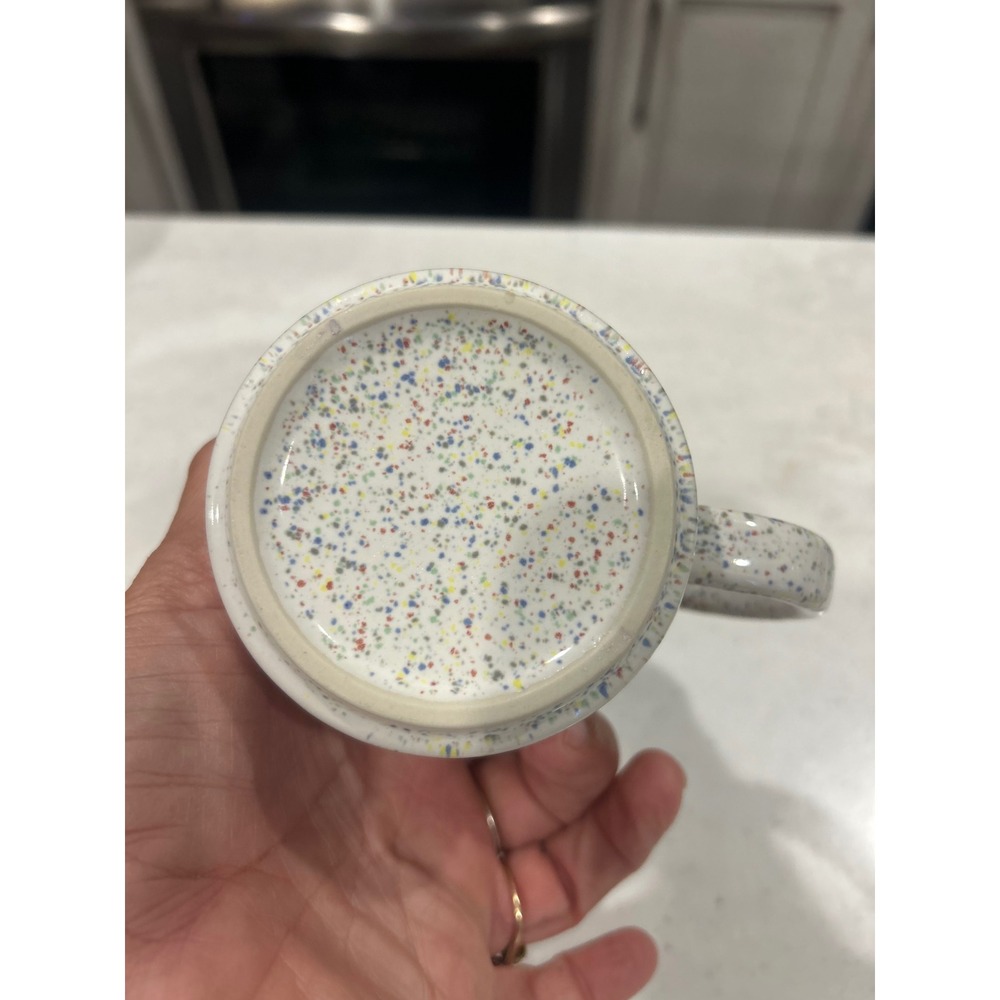 Salt Lake City Souvenir Coffee Mug Confetti Textured Ceramic BEAUTIFUL Colorful - Picture 3 of 9